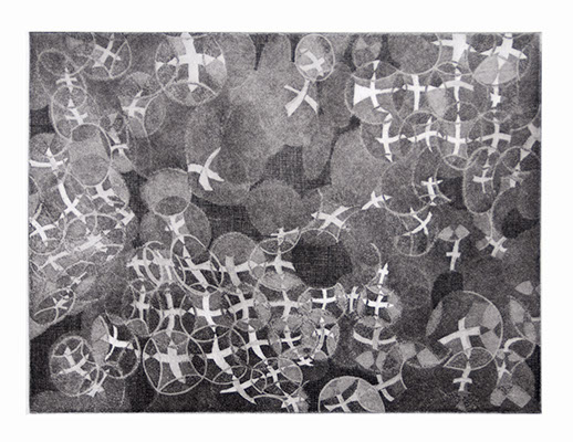 Padua pattern through the filter of hurricane Sandy. At midnight, although 60 miles from the coast, we could smell salt air during the storm