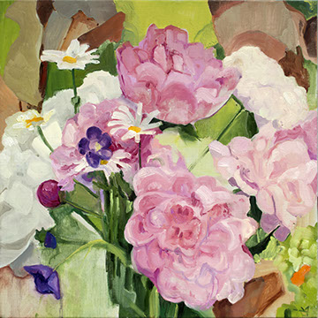 painting a still life with friends outside in early summer is one of life's divine pleasures