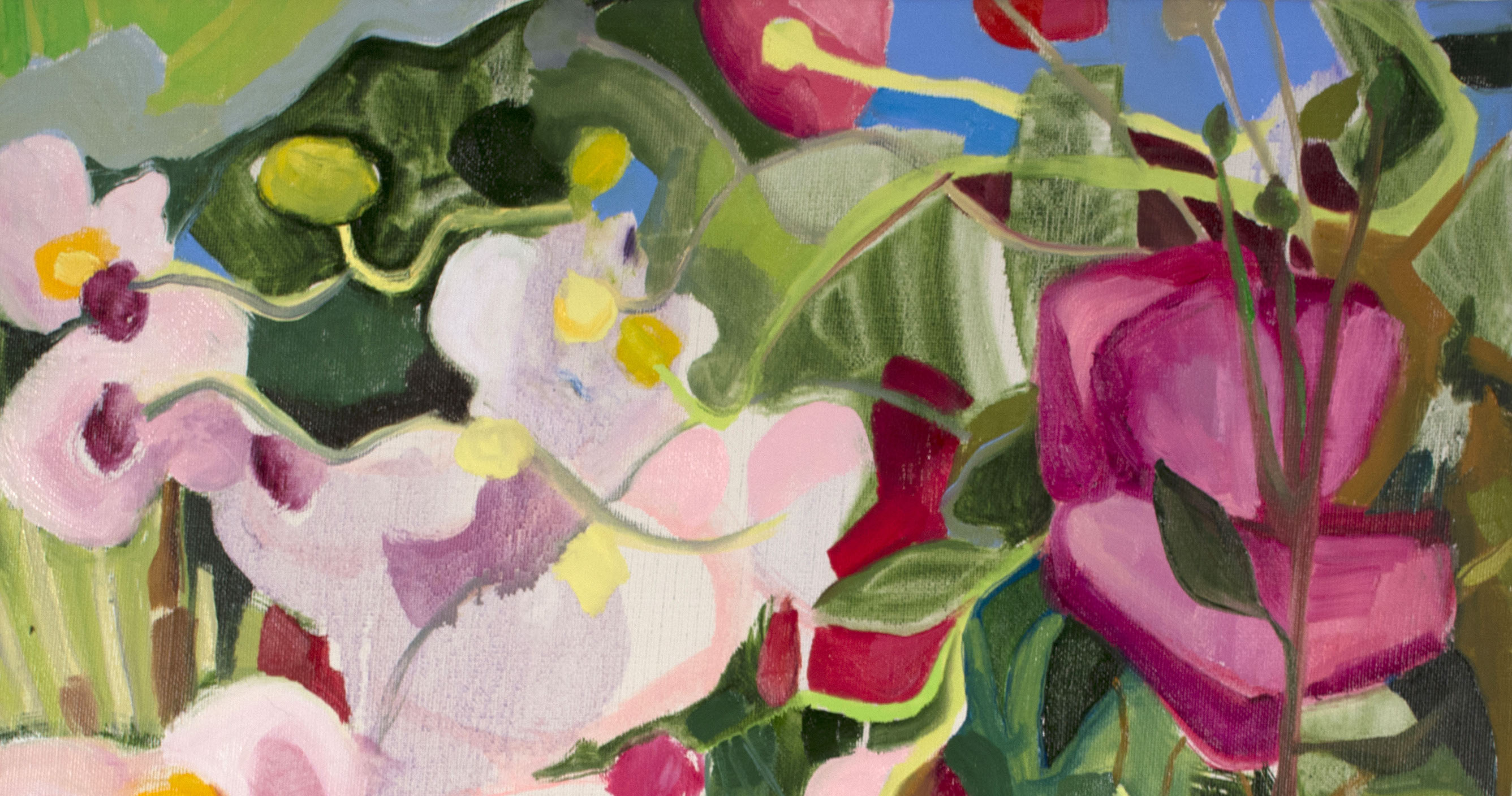 Painting by Ahni Kruger, Oil on linen, 16x16"