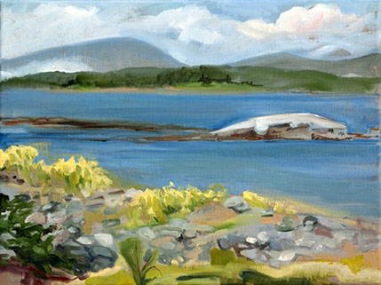 Looking at Mt. Desert from Great Cranberry Island, Maine