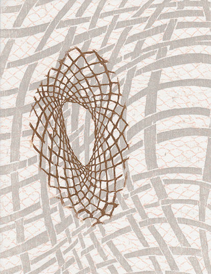 3-color woodcut by Ahni Kruger