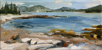 painted at Gina Murray's on Great Cranberry Island, Maine