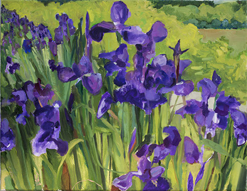 Painted at the Mitchell garden in Mendham, NJ